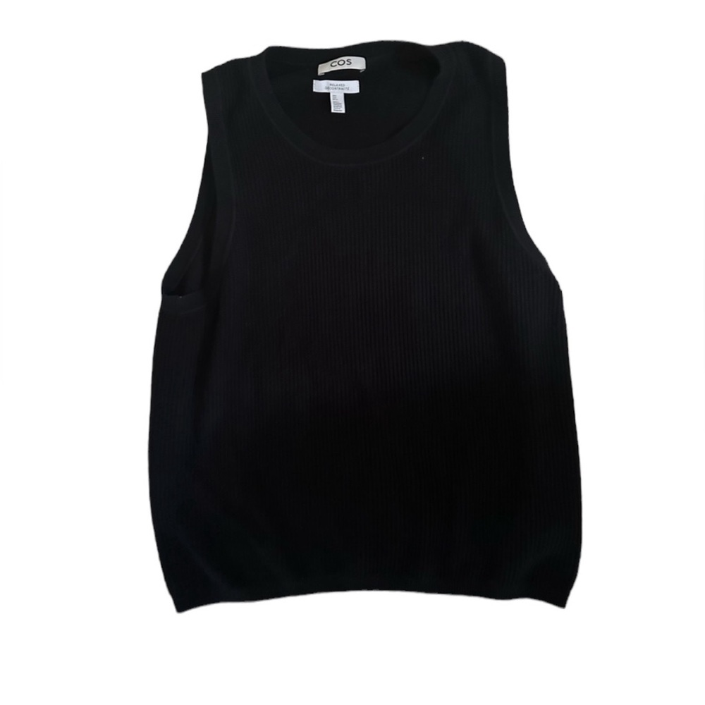 COS Black Vest